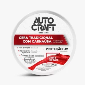Cera Tradicional Com Carnaúba Auto Craft