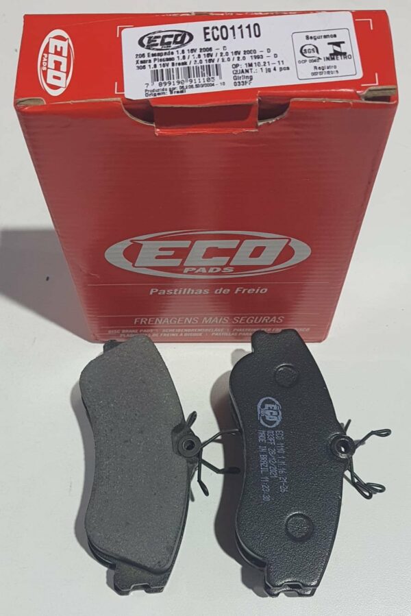 Pastilhas de freio ECO1110