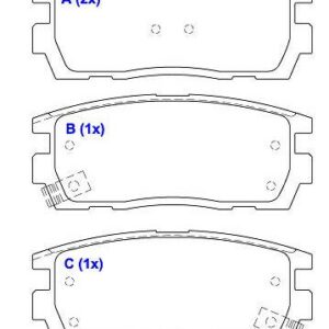 Pastilhas de freio Litton 46400
