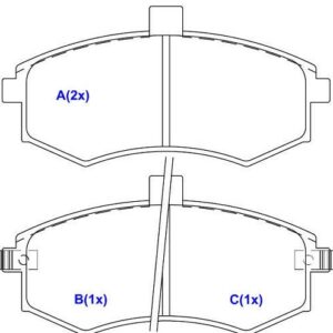 Pastilhas de freio ECO1133